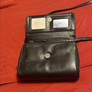 Wilsons Leather Elegant Black Crossbody Bag